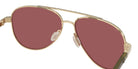 COSTA 6S4002 Peli 400230 57 - Brushed Gold / Gold Mirrored Polarized #id:6s4002400230_s:108130