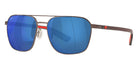 COSTA 6S4003 Wader 400319 58 - Shiny Dark Gunmetal / Blue Mirrored Polarized #id:6s4003400319_s:104100