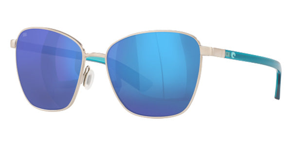 COSTA 6S4004 Paloma 400405 58 - Brushed Silver / Blue Mirrored Polarized #id:6s4004400405_s:104100