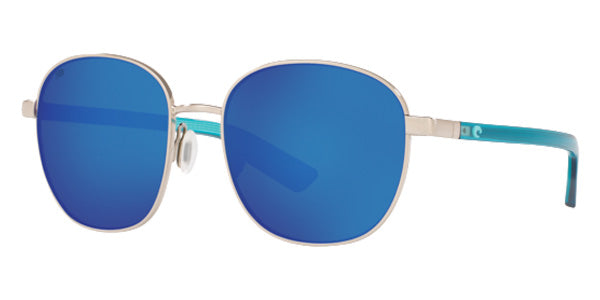 COSTA 6S4005 Egret 400505 55 - Brushed Silver / Blue Mirrored Polarized #id:6s4005400505_s:106100