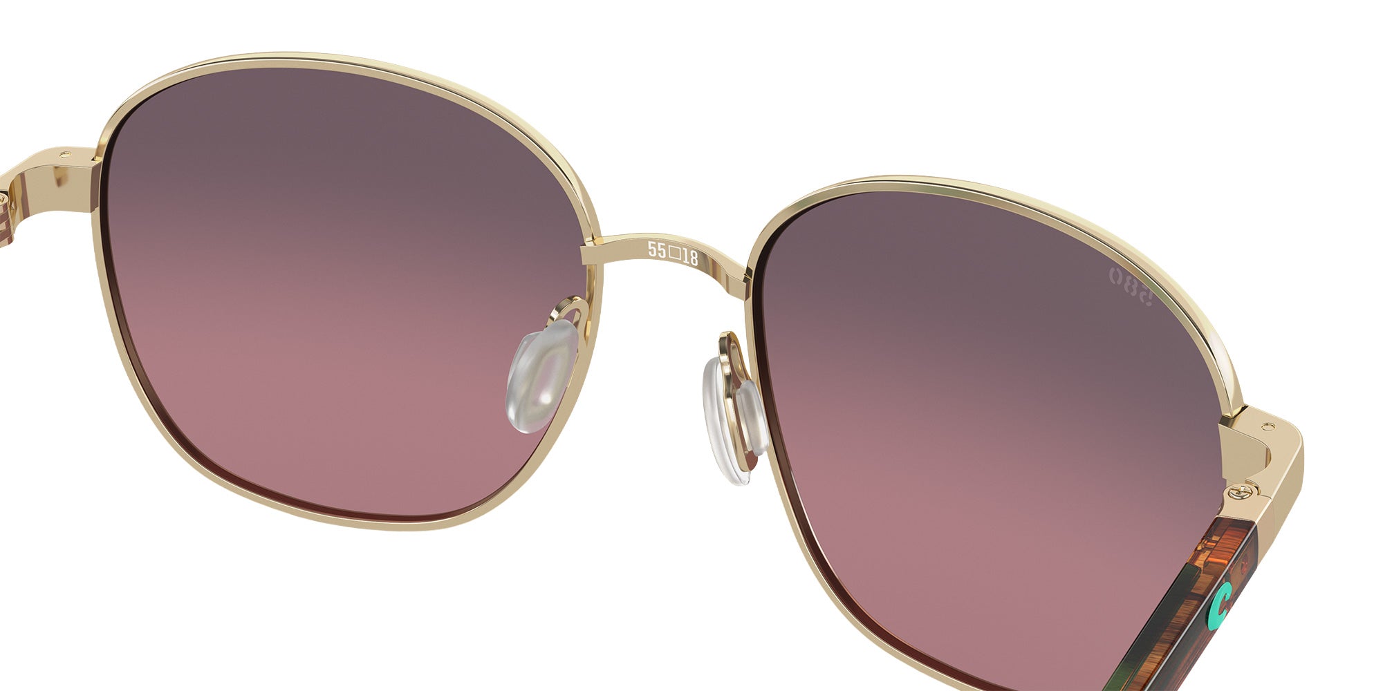 COSTA 6S4005 Egret 400515 55 - Shiny Gold / Rose Gradient Polarized #id:6s4005400515_s:100130