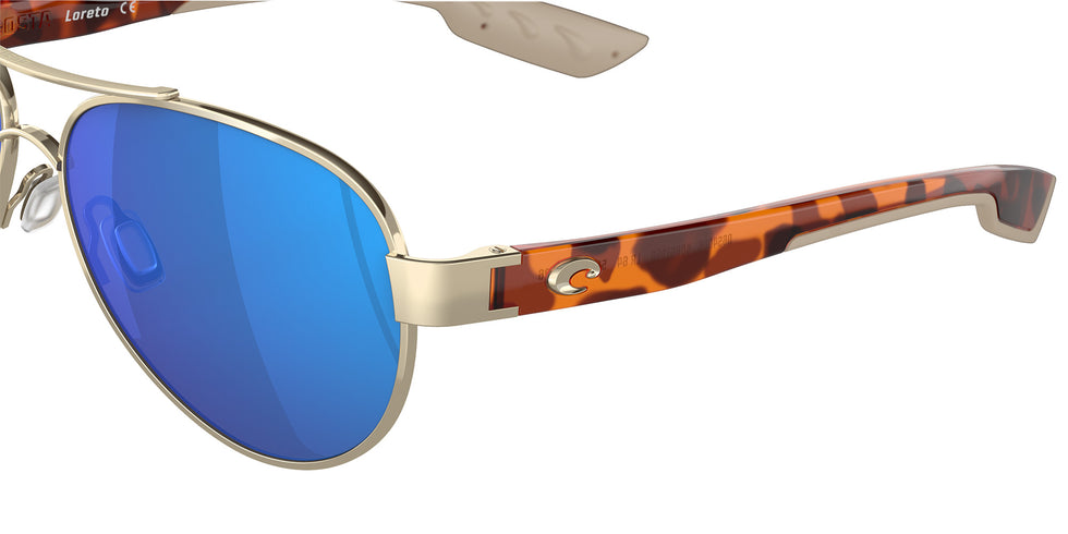 COSTA 6S4006 Loreto 400619 56 - Rose Gold / Blue Mirrored Polarized #id:6s4006400619_s:100120