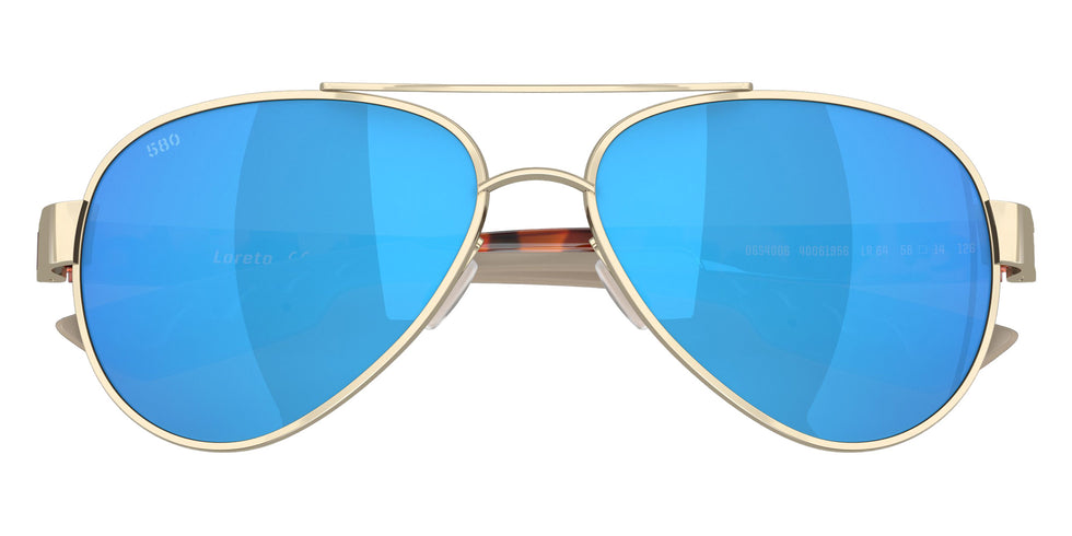 COSTA 6S4006 Loreto 400619 56 - Rose Gold / Blue Mirrored Polarized #id:6s4006400619_s:100130