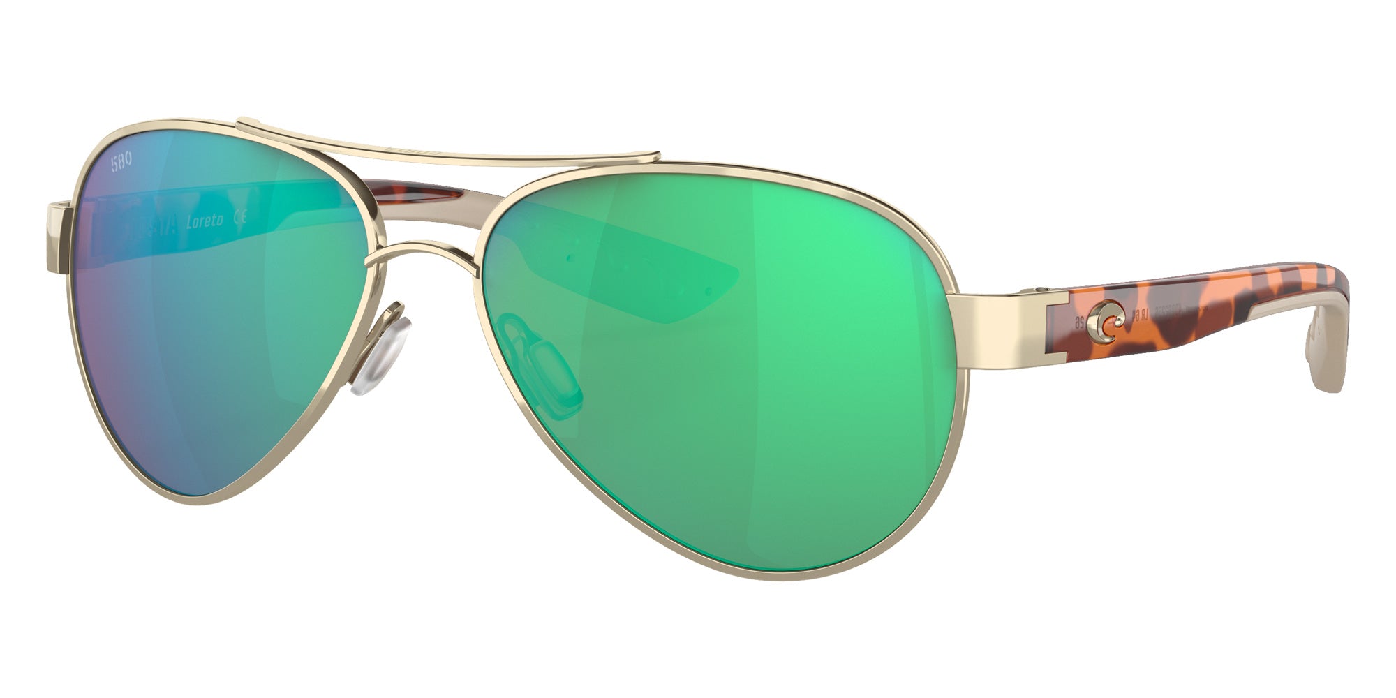 COSTA 6S4006 Loreto 400622 56 - Rose Gold / Green Mirrored Polarized #id:6s4006400622_s:102105