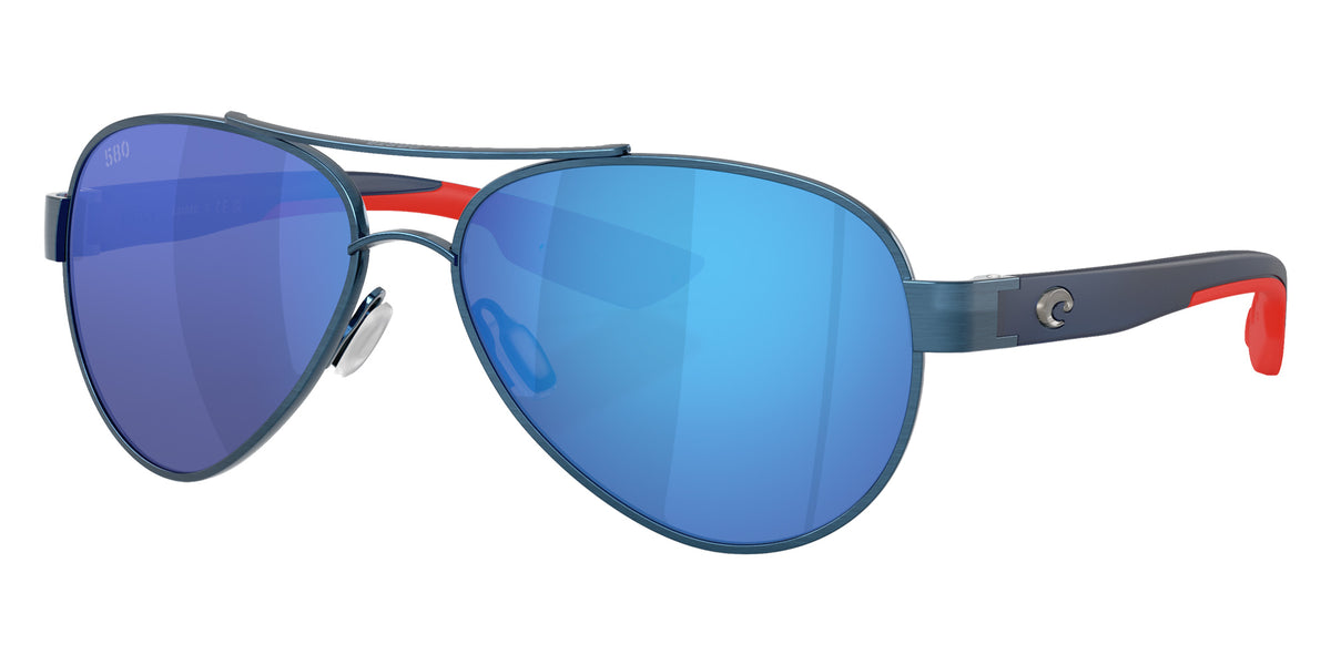 COSTA 6S4006 Loreto 400637 56 - Brushed 250th Blue / Blue Mirrored Polarized #id:6s4006400637_s:100105