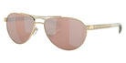 COSTA 6S4007 Fernandina 400709 57 - Shiny Gold / Copper Silver Mirrored Polarized #id:6s4007400709_s:100105