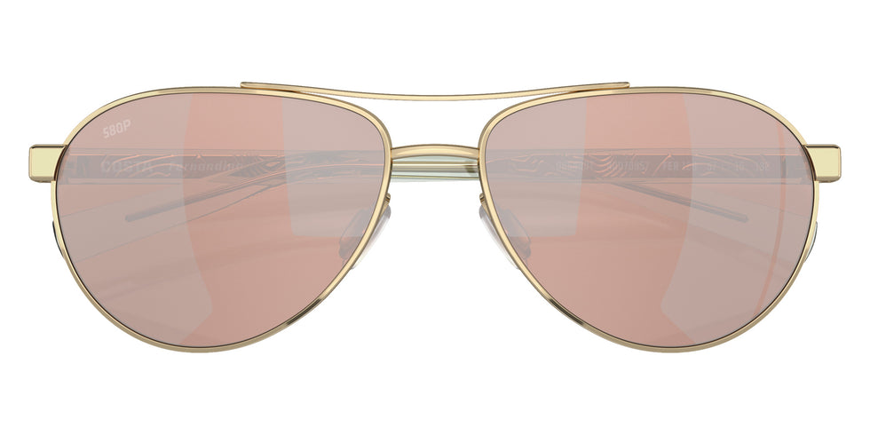 COSTA 6S4007 Fernandina 400709 57 - Shiny Gold / Copper Silver Mirrored Polarized #id:6s4007400709_s:100130