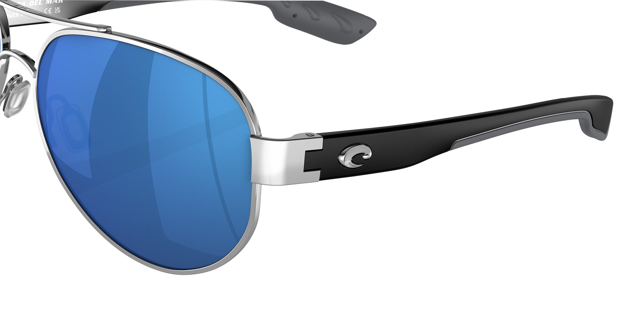 COSTA 6S4010 South Point 401007 59 - Palladium / Blue Mirrored Polarized #id:6s4010401007_s:100120