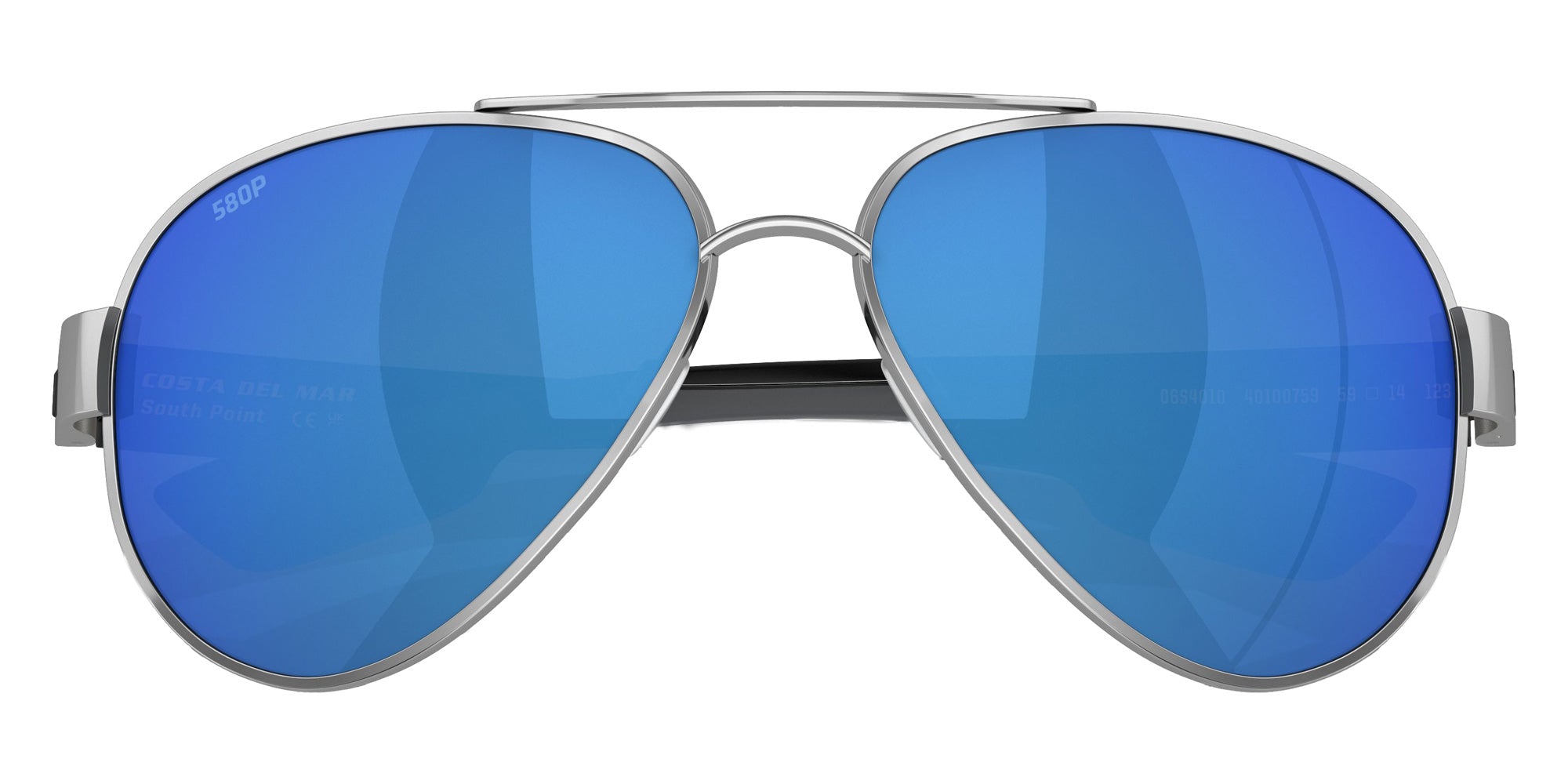 COSTA 6S4010 South Point 401007 59 - Palladium / Blue Mirrored Polarized #id:6s4010401007_s:100130