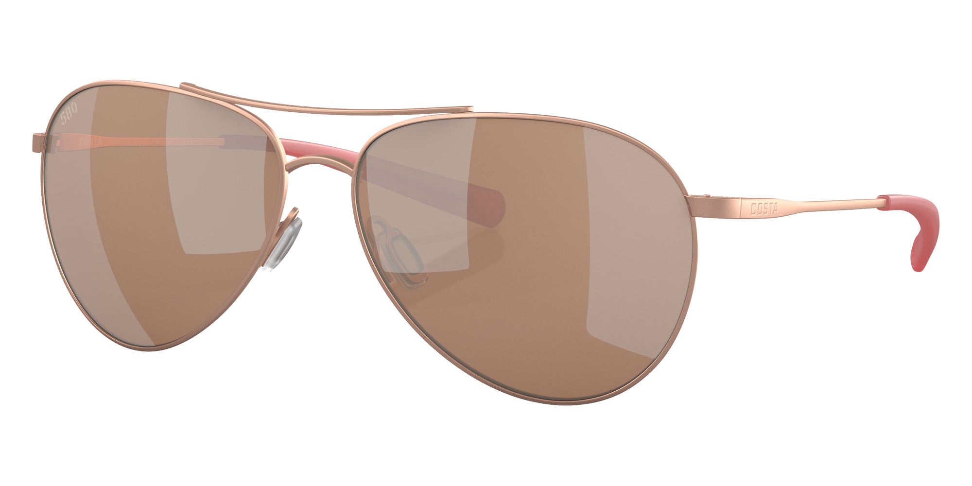 COSTA 6S6003 Piper 600314 58 - Satin Rose Gold / Copper Silver Mirrored Polarized #id:6s6003600314_s:100105