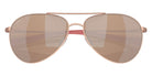 COSTA 6S6003 Piper 600314 58 - Satin Rose Gold / Copper Silver Mirrored Polarized #id:6s6003600314_s:100130