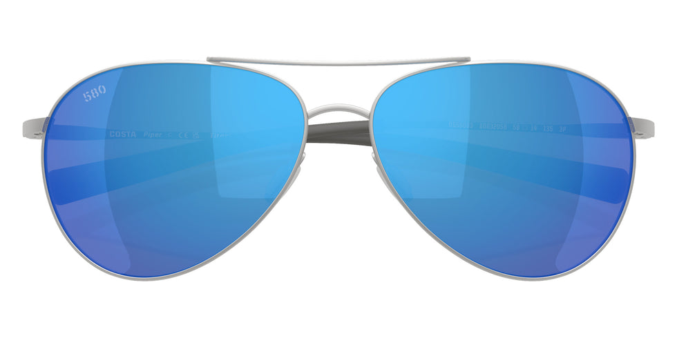 COSTA 6S6003 Piper 600320 58 - Satin Silver / Blue Mirrored Polarized #id:6s6003600320_s:102120