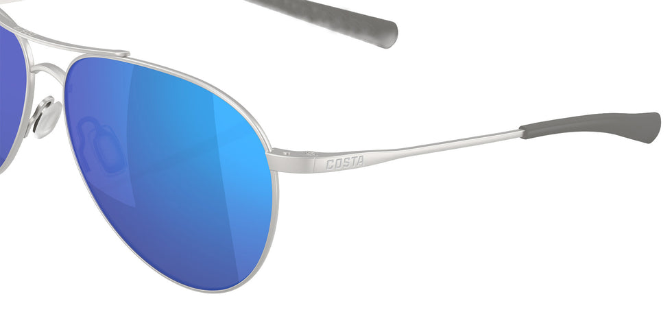 COSTA 6S6003 Piper 600320 58 - Satin Silver / Blue Mirrored Polarized #id:6s6003600320_s:102125