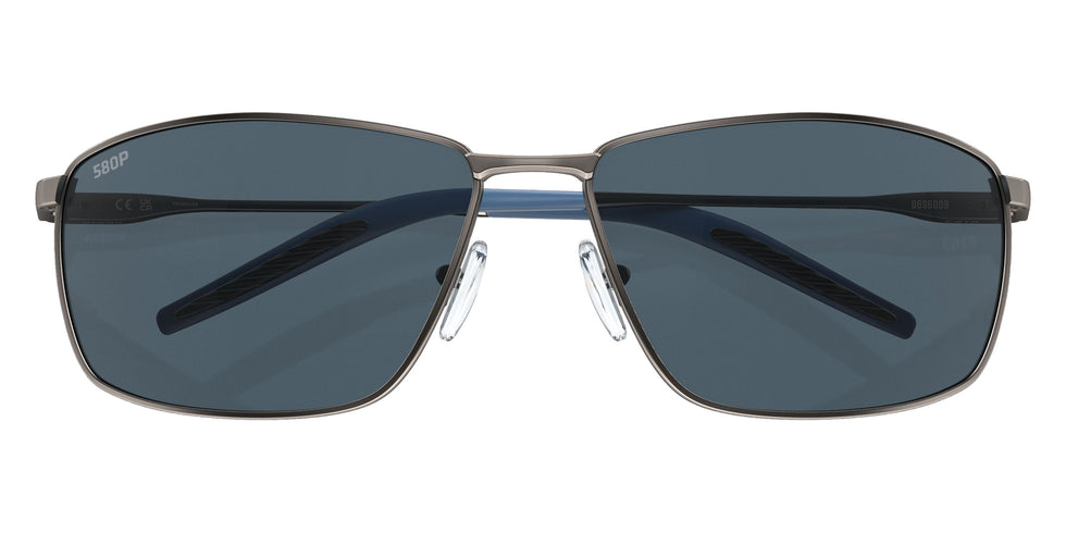 COSTA 6S6009 Turret 600901 63 - Matte Dark Gunmetal / Gray Polarized #id:6s6009600901_s:100130
