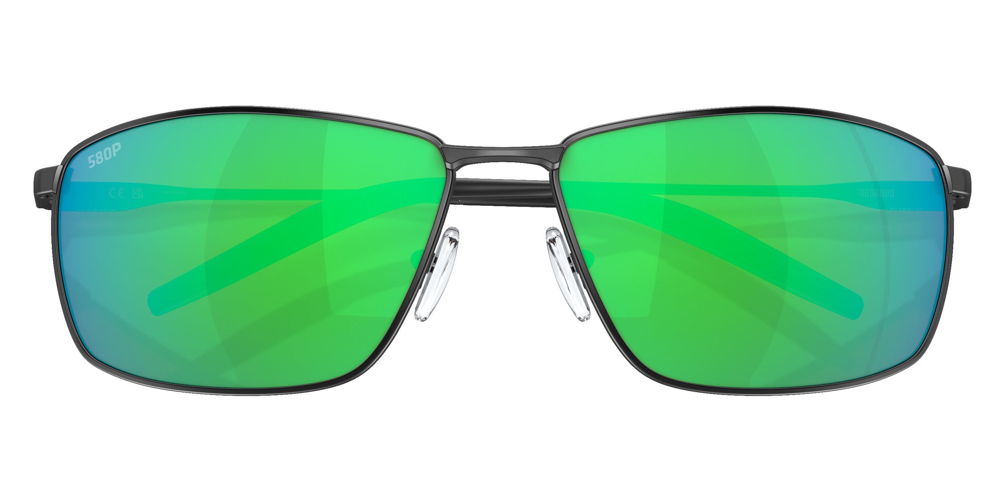 COSTA 6S6009 Turret 600903 63 - Matte Black / Green Mirrored Polarized #id:6s6009600903_s:100120