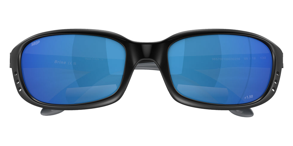 COSTA 6S7001 Brine Readers 000302 59 - Matte Black / Blue Mirrored Polarized #id:6s7001000302_s:106120