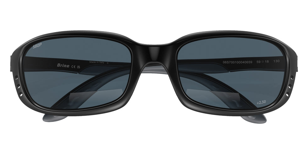 COSTA 6S7001 Brine Readers 000406 59 - Matte Black / Gray Polarized #id:6s7001000406_s:116120