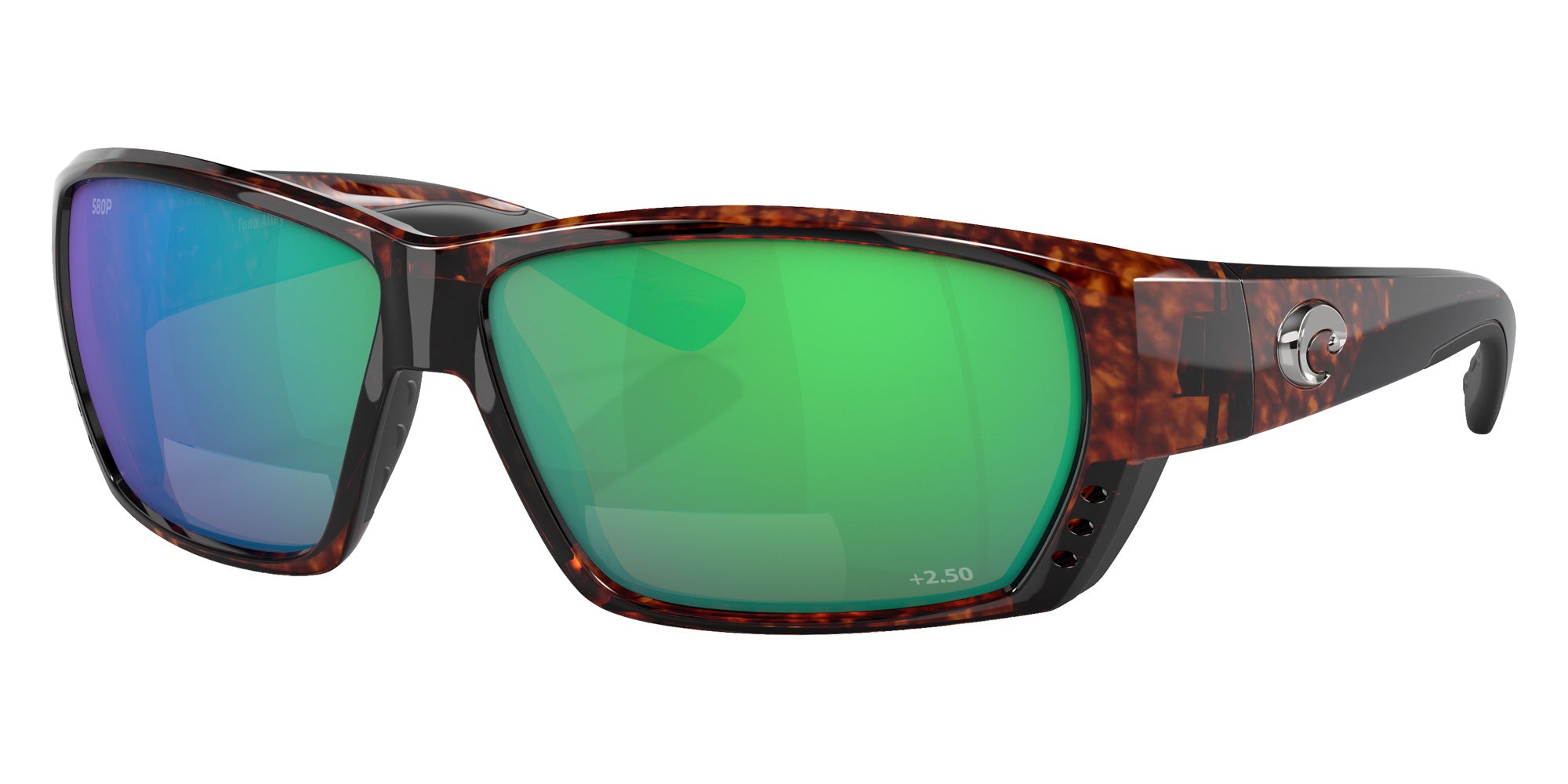 COSTA 6S7008 Tuna Alley Readers 000206 62 - Tortoise / Green Mirrored Polarized #id:6s7008000206_s:110105