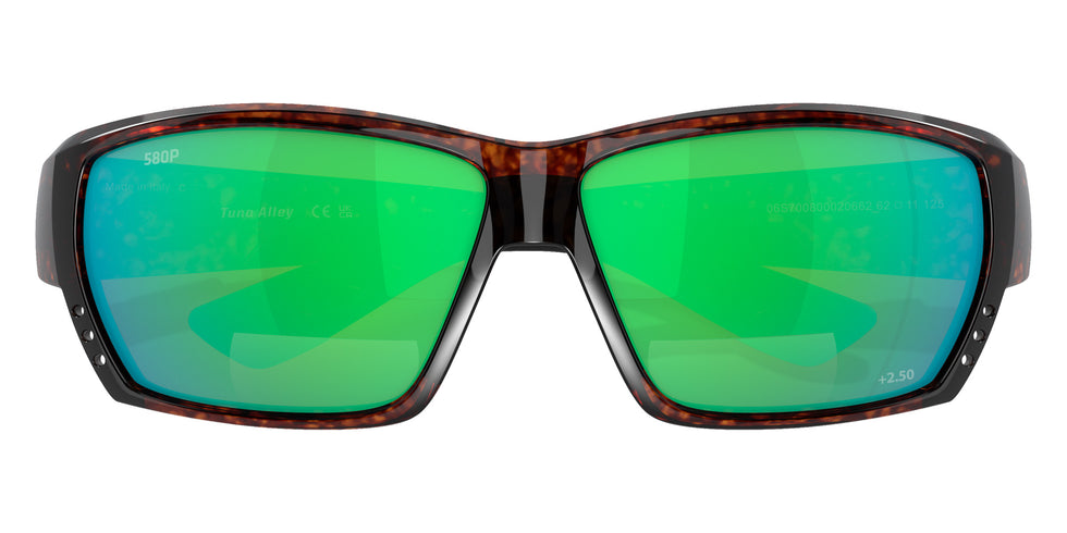 COSTA 6S7008 Tuna Alley Readers 000206 62 - Tortoise / Green Mirrored Polarized #id:6s7008000206_s:110120