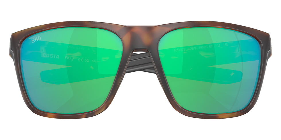 COSTA 6S9002 Ferg 900209 59 - Matte Tortoise / Green Mirrored Polarized #id:6s9002900209_s:100120