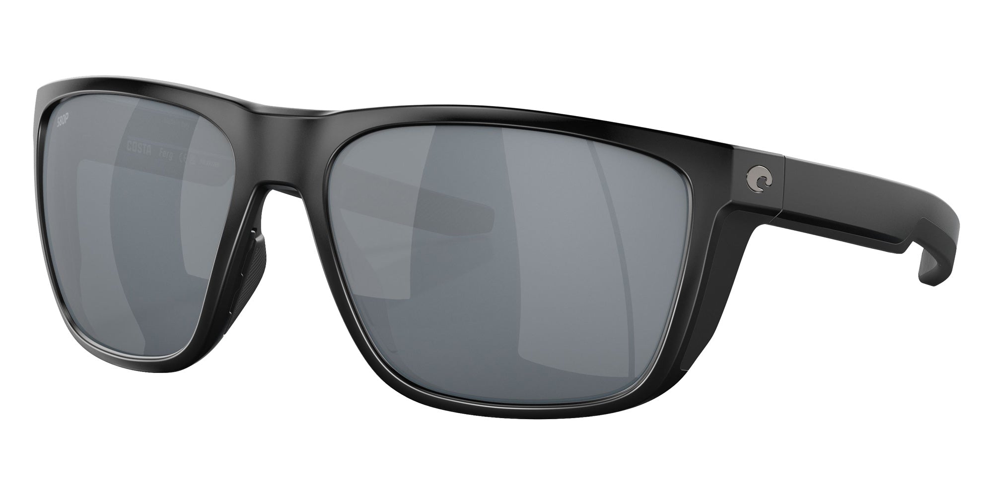 COSTA 6S9002 Ferg 900212 59 - Matte Black / Gray Silver Mirrored Polarized #id:6s9002900212_s:104105