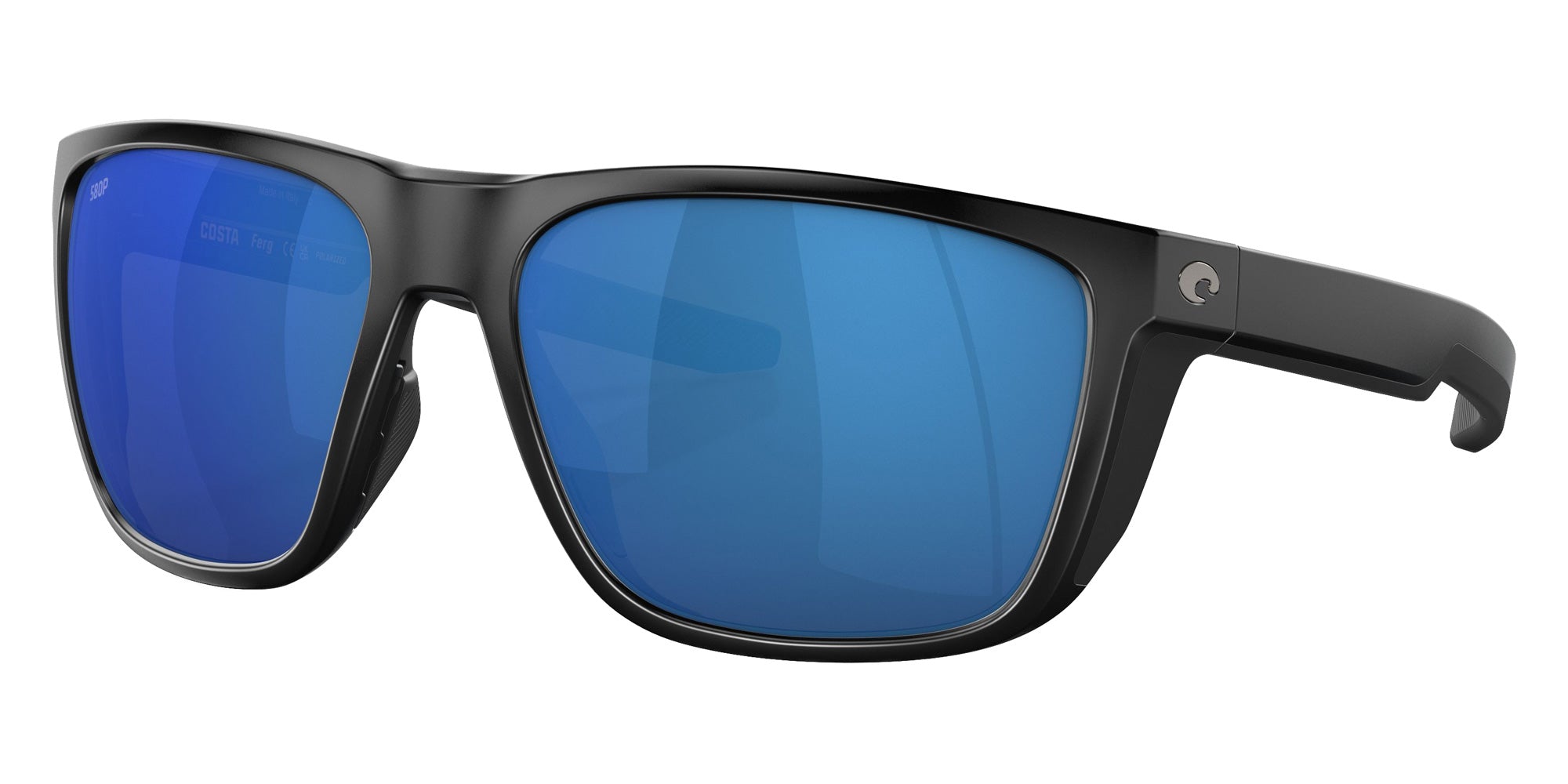 COSTA 6S9002 Ferg 900217 59 - Matte Black / Blue Mirrored Polarized #id:6s9002900217_s:106105