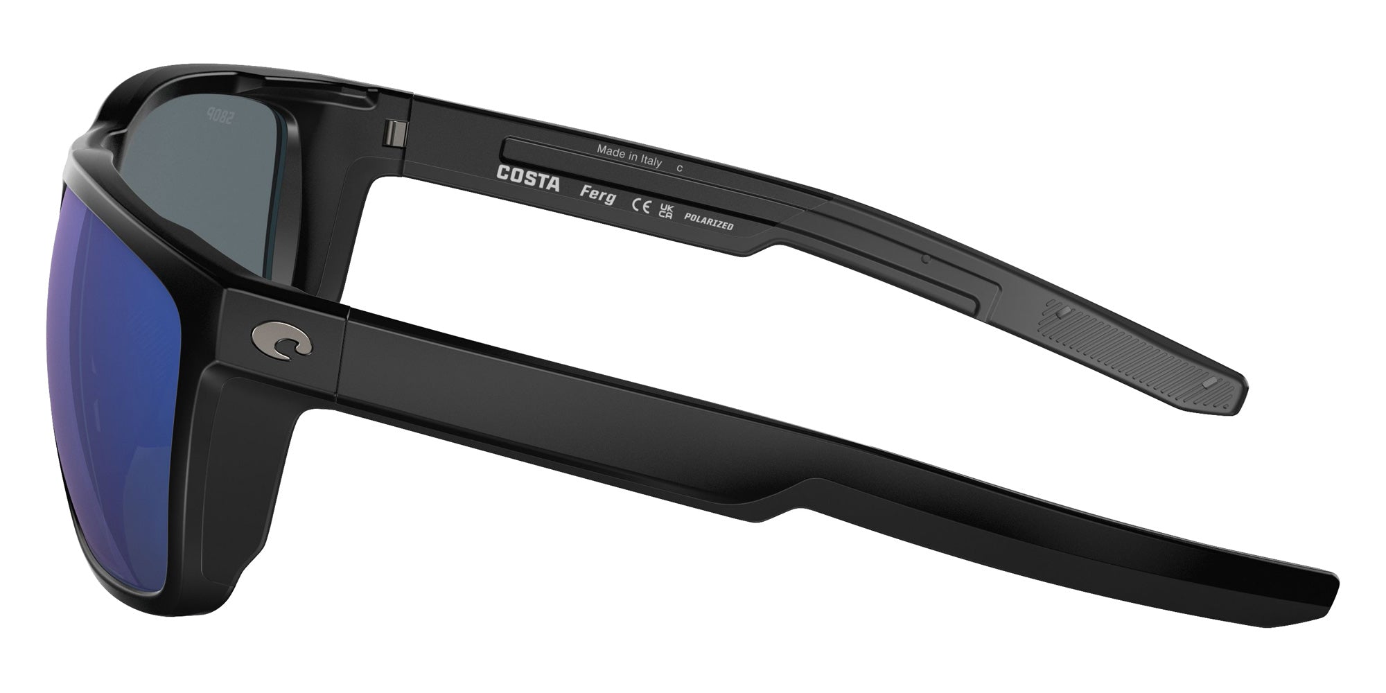 COSTA 6S9002 Ferg 900217 59 - Matte Black / Blue Mirrored Polarized #id:6s9002900217_s:106110