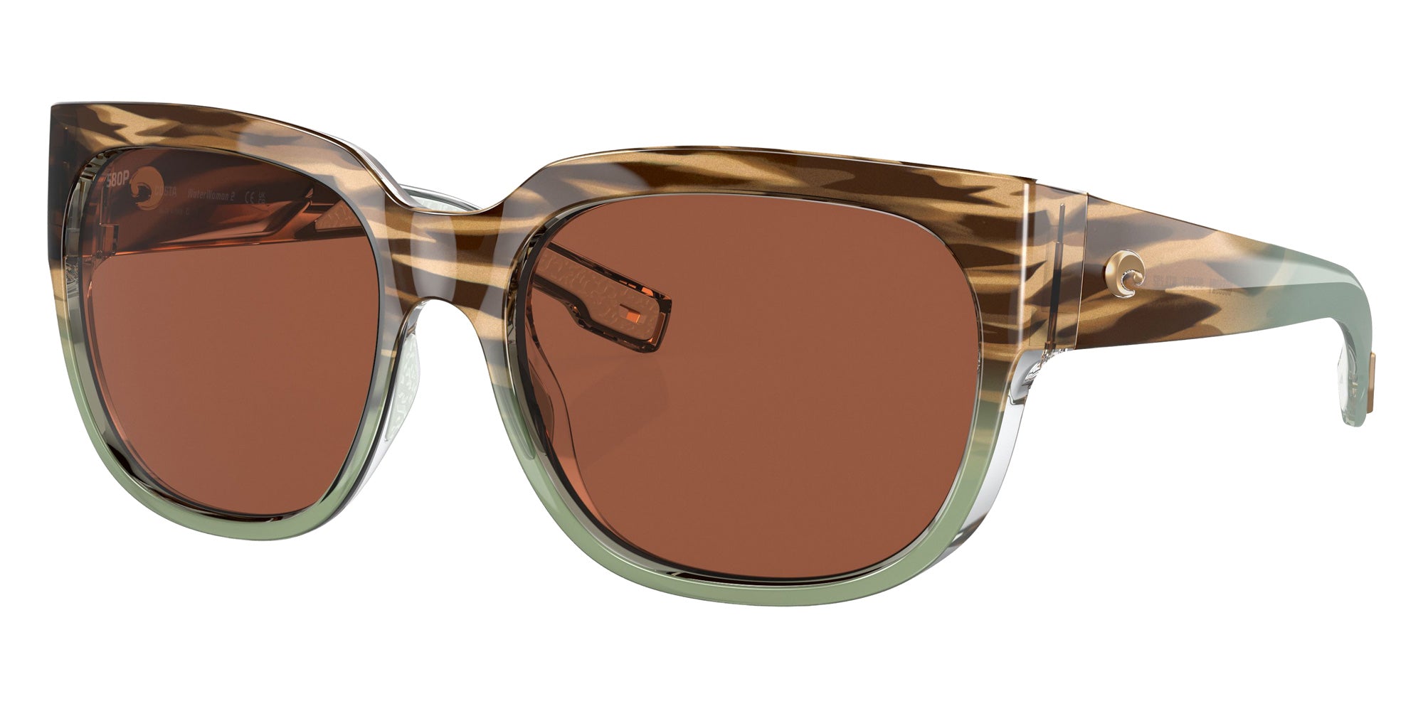 COSTA 6S9004 Waterwoman 2 900407 58 - Shiny Ocean Jade / Copper Polarized #id:6s9004900407_s:104105