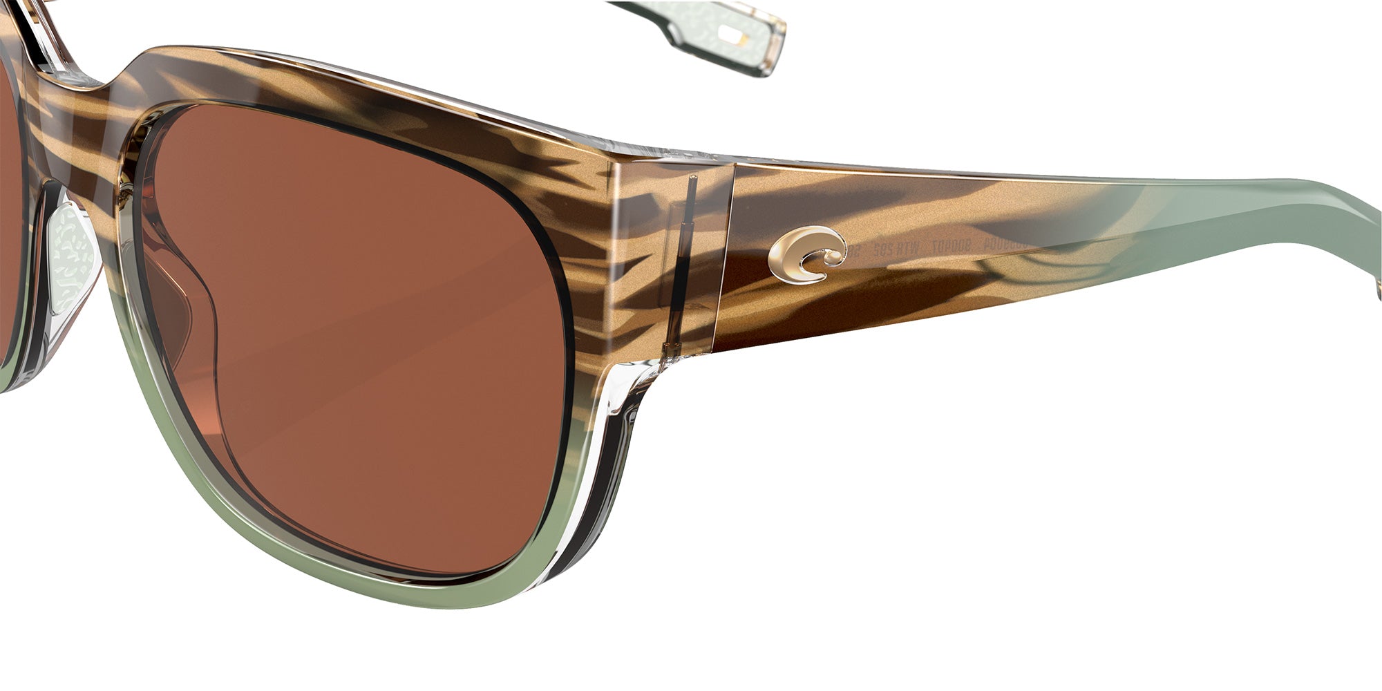 COSTA 6S9004 Waterwoman 2 900407 58 - Shiny Ocean Jade / Copper Polarized #id:6s9004900407_s:104120