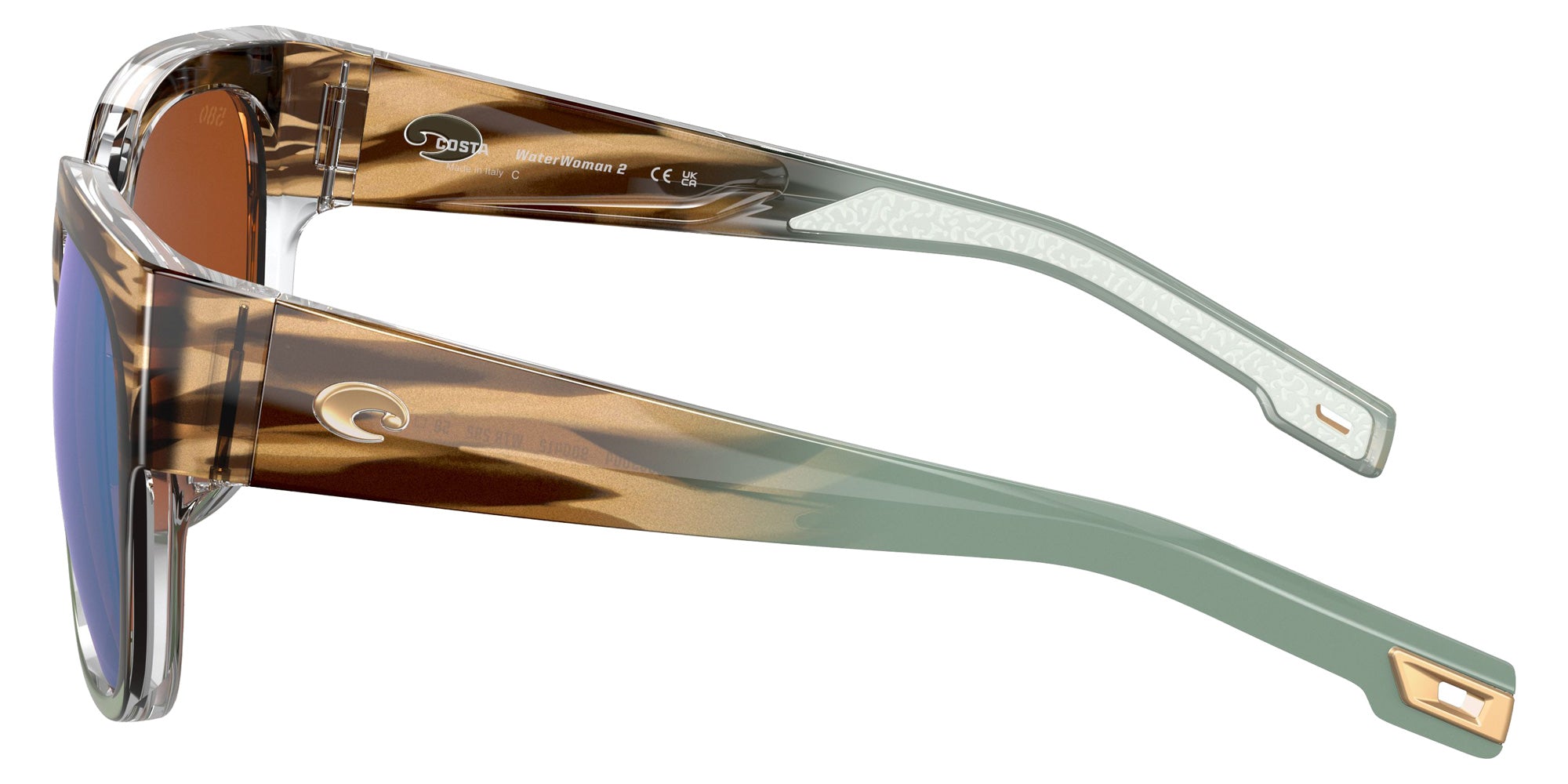 COSTA 6S9004 Waterwoman 2 900412 58 - Shiny Ocean Jade / Green Mirrored Polarized #id:6s9004900412_s:108110