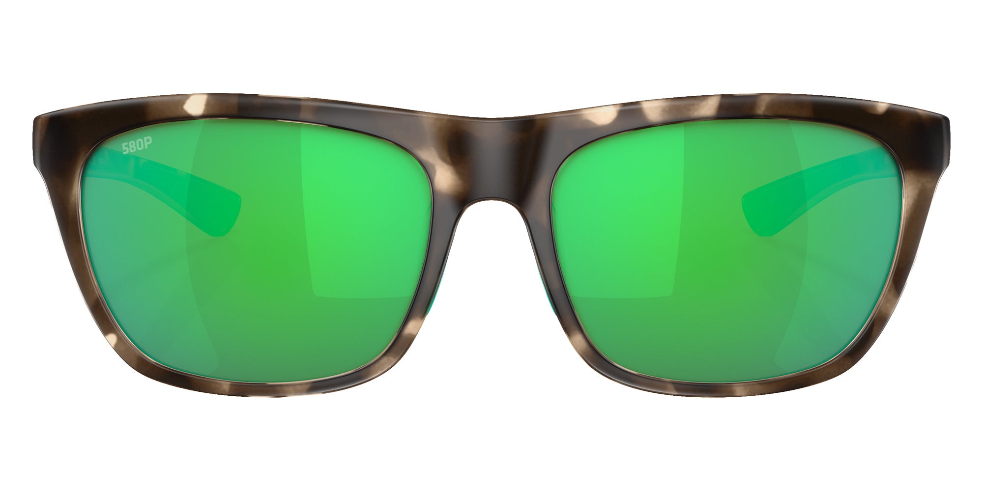 COSTA 6S9005 Cheeca 900508 57 - Matte Shadow Tortoise / Green Mirrored Polarized #id:6s9005900508_s:100100