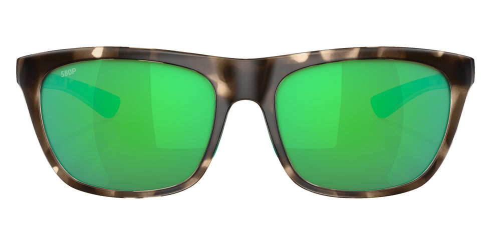 COSTA 6S9005 Cheeca 900508 57 - Matte Shadow Tortoise / Green Mirrored Polarized #id:6s9005900508_s:100100