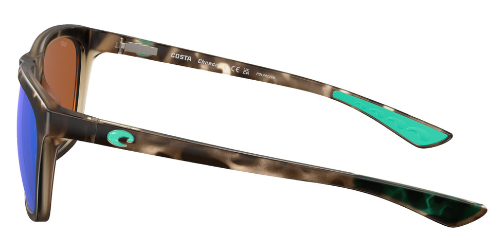 COSTA 6S9005 Cheeca 900508 57 - Matte Shadow Tortoise / Green Mirrored Polarized #id:6s9005900508_s:100110