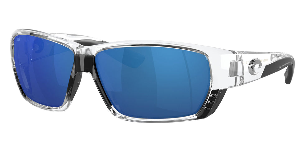 COSTA 6S9009 Tuna Alley 900916 62 - Shiny Crystal / Blue Mirrored Polarized #id:6s9009900916_s:102105