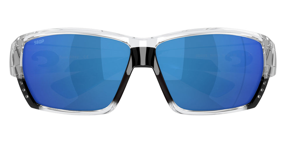 COSTA 6S9009 Tuna Alley 900916 62 - Shiny Crystal / Blue Mirrored Polarized #id:6s9009900916_s:102130