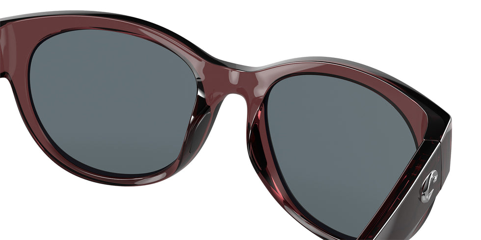 COSTA 6S9011 Maya 901106 55 - Shiny Urchin Crystal / Blue Mirrored Polarized #id:6s9011901106_s:104125