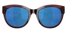 COSTA 6S9011 Maya 901106 55 - Shiny Urchin Crystal / Blue Mirrored Polarized #id:6s9011901106_s:104130