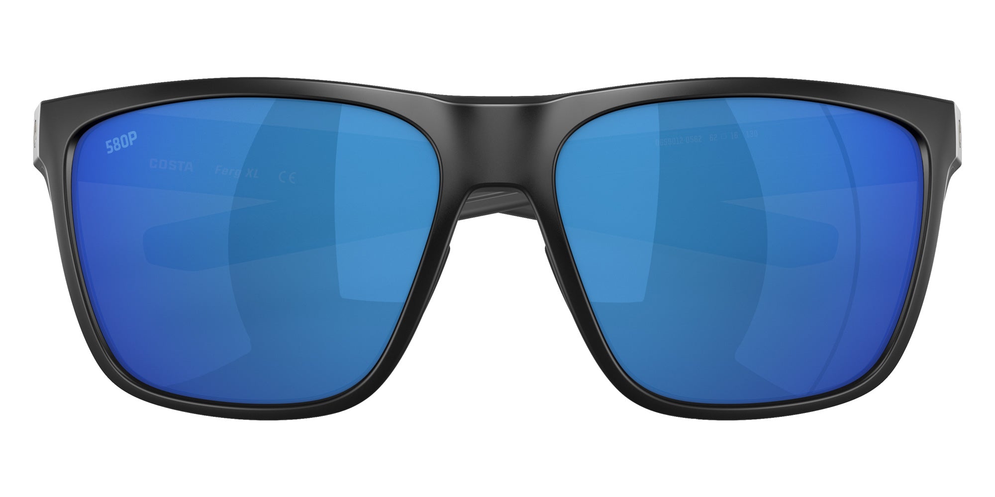 COSTA 6S9012 Ferg XL 901205 62 - Matte Black / Blue Mirrored Polarized #id:6s9012901205_s:100120