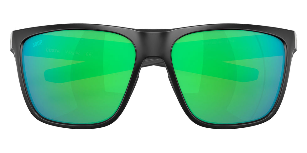 COSTA 6S9012 Ferg XL 901206 62 - Matte Black / Green Mirrored Polarized #id:6s9012901206_s:100130