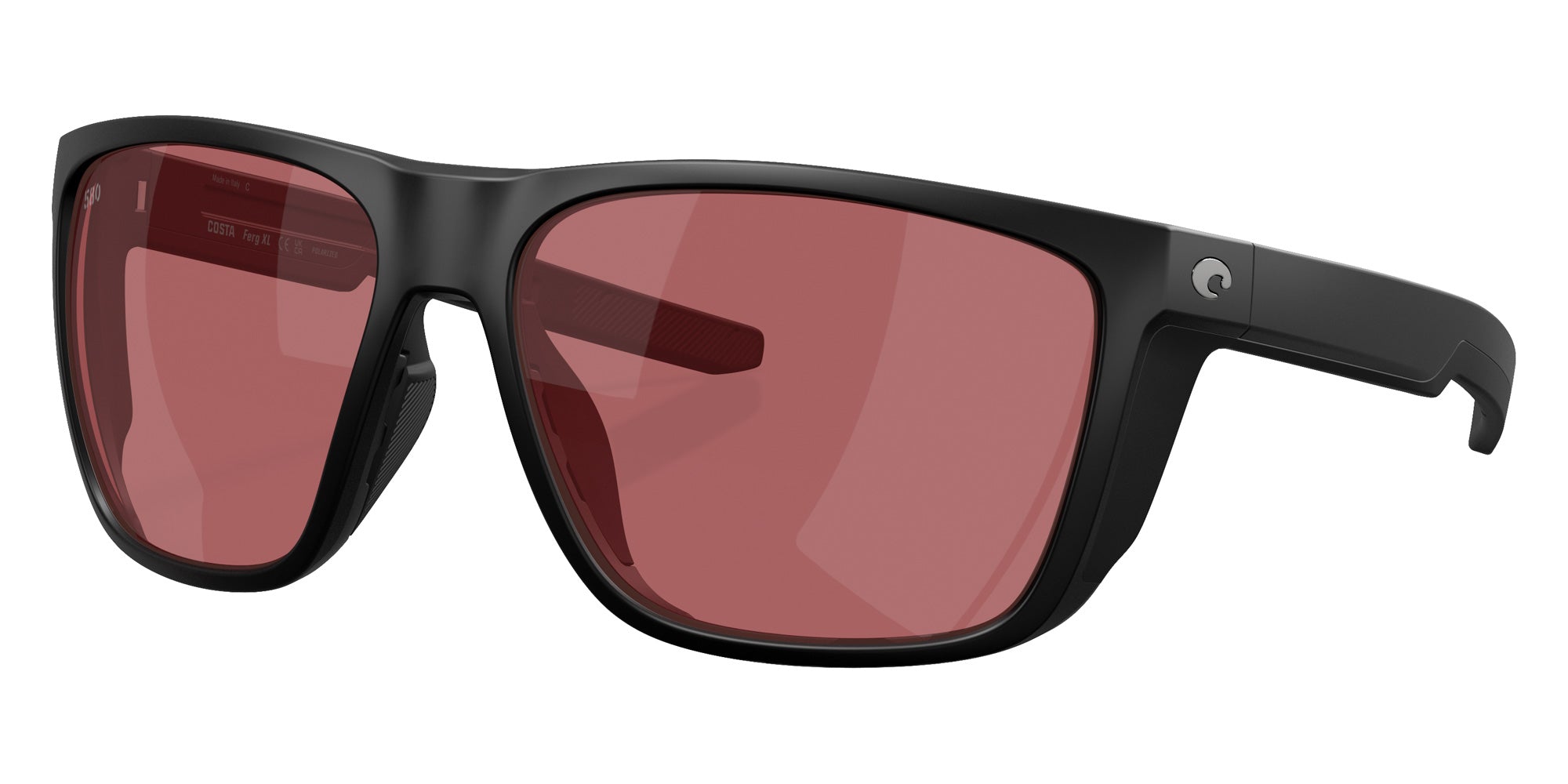 COSTA 6S9012 Ferg XL 901218 62 - Matte Black / Rose Polarized #id:6s9012901218_s:106105
