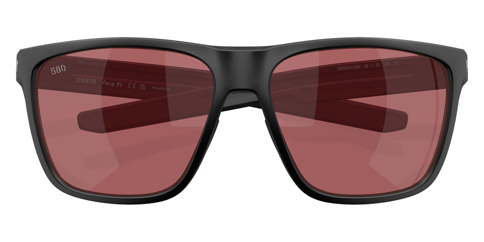 COSTA 6S9012 Ferg XL 901218 62 - Matte Black / Rose Polarized #id:6s9012901218_s:106120