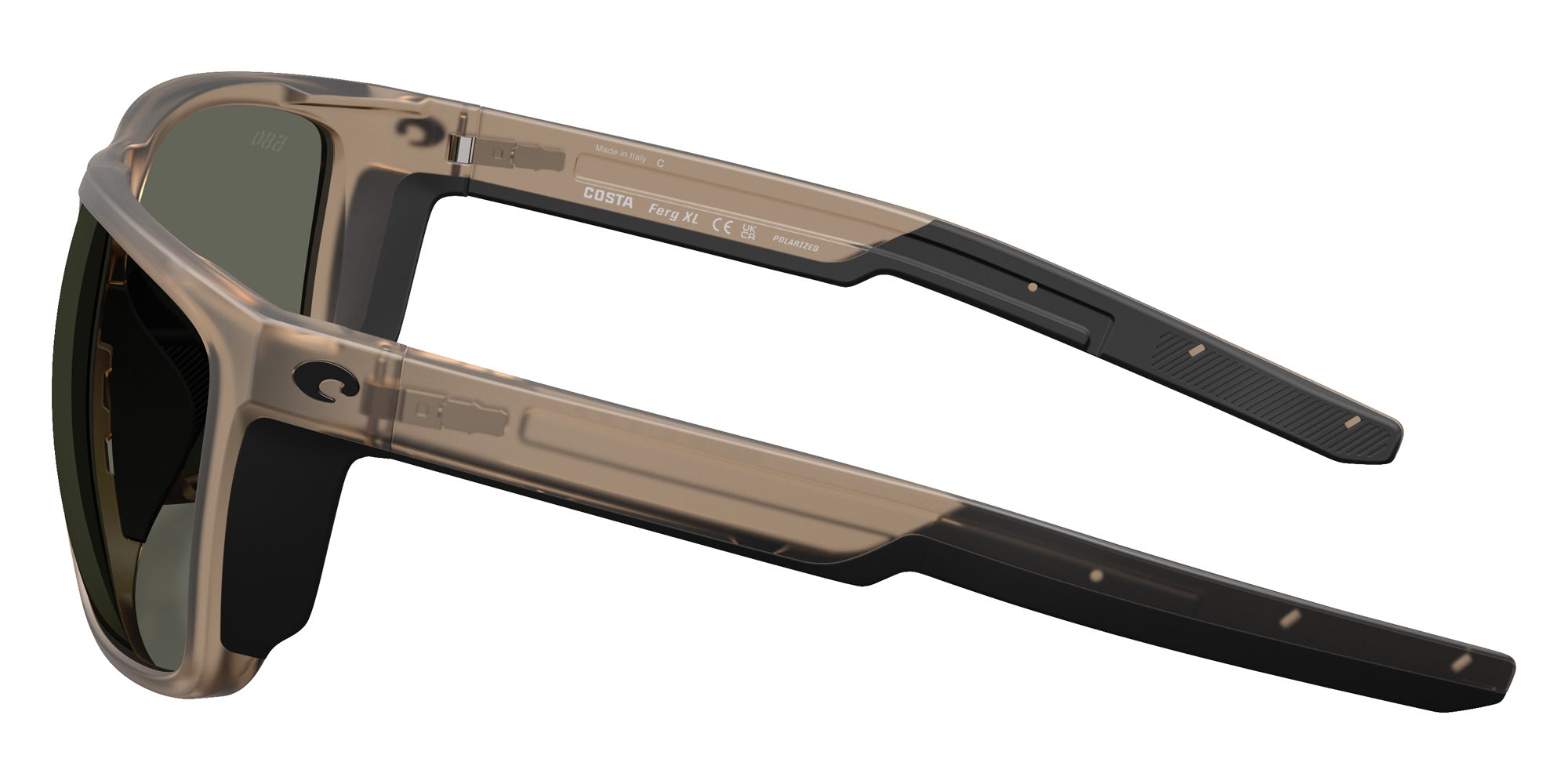 COSTA 6S9012 Ferg XL 901219 62 - Matte Brown Smoke / Gray Polarized #id:6s9012901219_s:108110