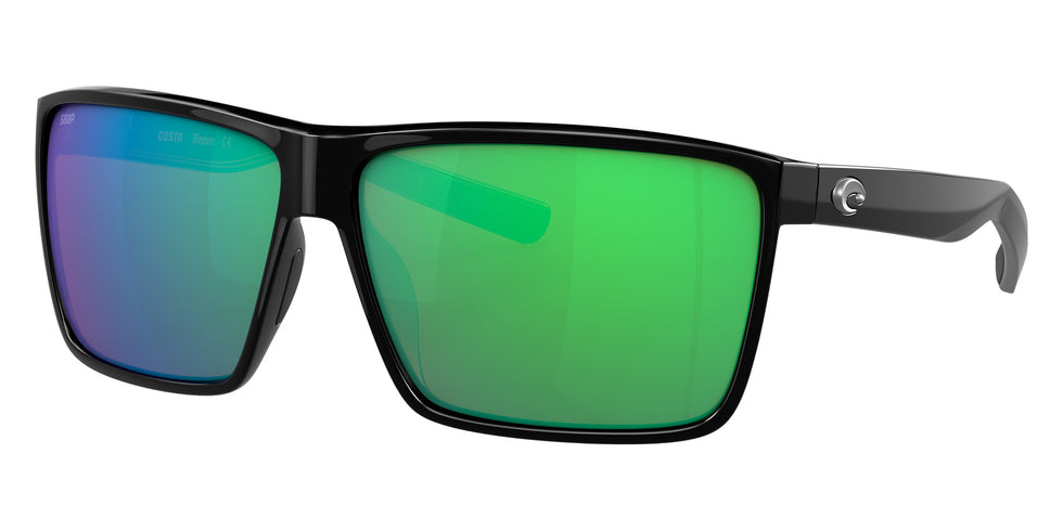 COSTA 6S9018 Rincon 901812 63 - Shiny Black / Green Mirrored Polarized #id:6s9018901812_s:100105