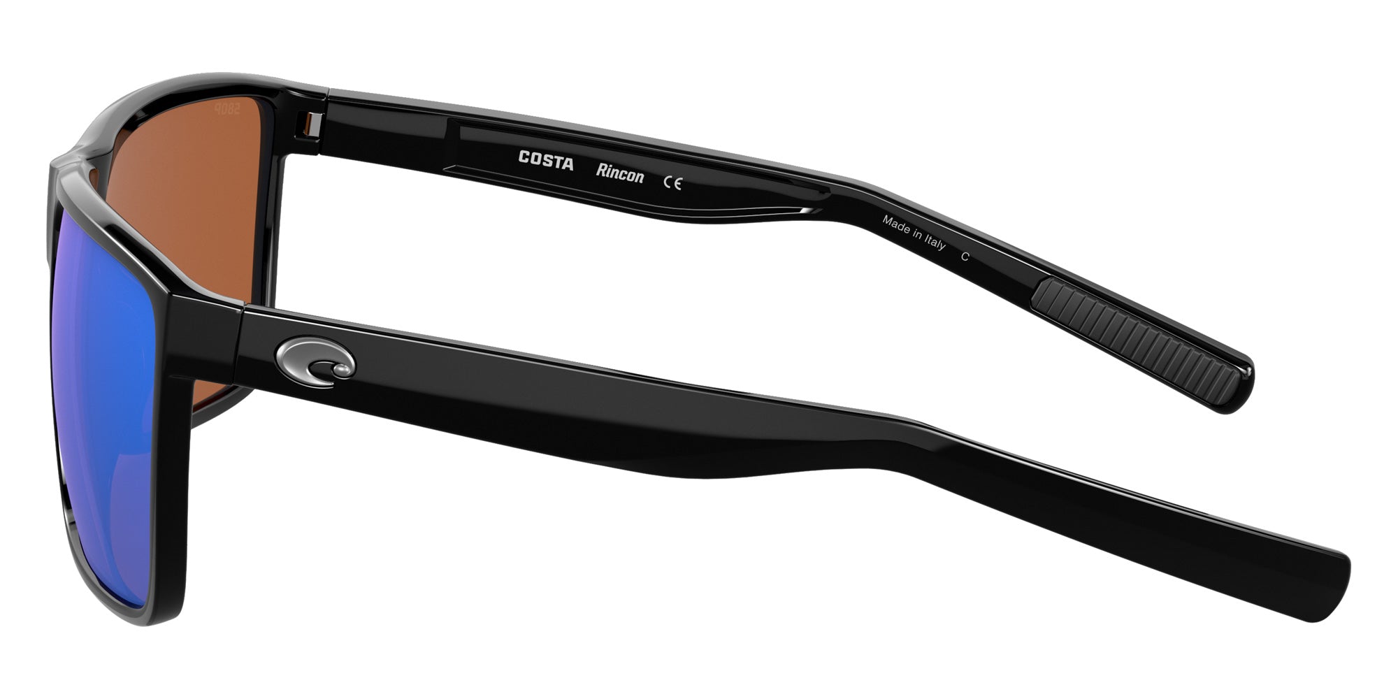 COSTA 6S9018 Rincon 901812 63 - Shiny Black / Green Mirrored Polarized #id:6s9018901812_s:100110