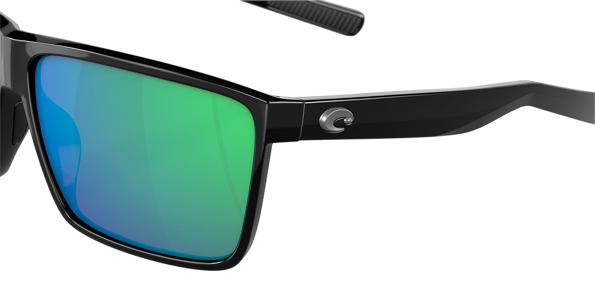 COSTA 6S9018 Rincon 901812 63 - Shiny Black / Green Mirrored Polarized #id:6s9018901812_s:100125