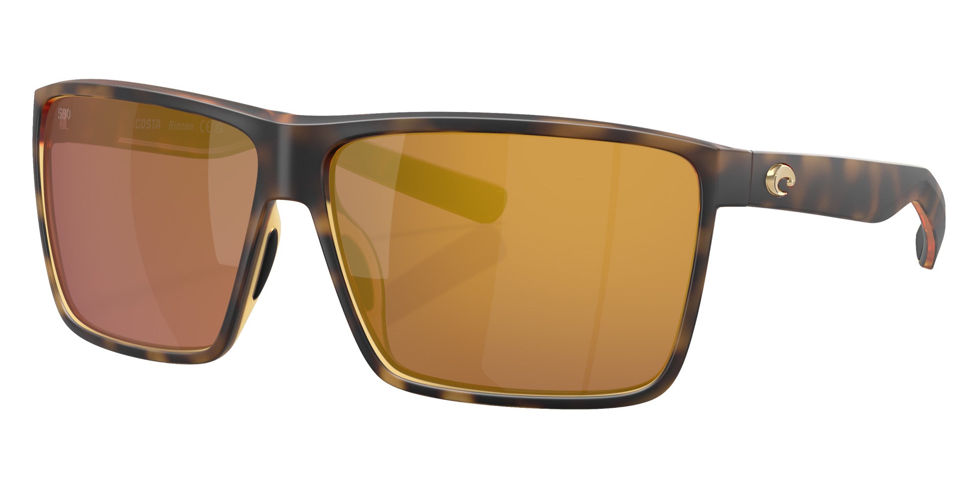 COSTA 6S9018 Rincon 901842 63 - Matte Tortoise / Gold Mirrored 580g Polarized #id:6s9018901842_s:106105