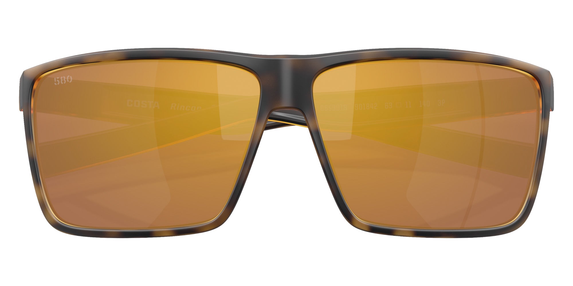 COSTA 6S9018 Rincon 901842 63 - Matte Tortoise / Gold Mirrored 580g Polarized #id:6s9018901842_s:106120