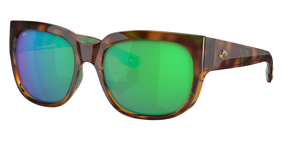 COSTA 6S9019 Waterwoman 901909 55 - Shiny Palm Tortoise / Green Mirrored Polarized #id:6s9019901909_s:102105