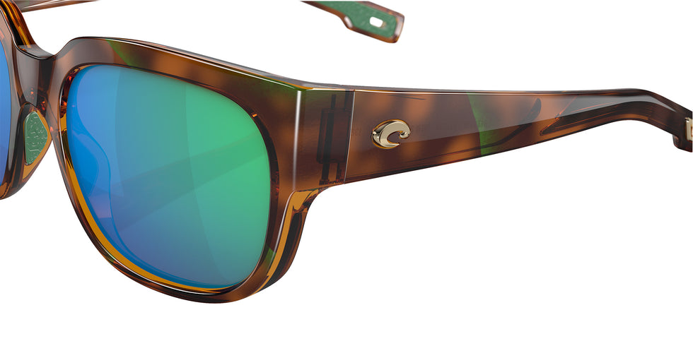 COSTA 6S9019 Waterwoman 901909 55 - Shiny Palm Tortoise / Green Mirrored Polarized #id:6s9019901909_s:102120