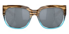 COSTA 6S9019 Waterwoman 901910 55 - Shiny Wahoo / Gray Silver Mirrored Polarized #id:6s9019901910_s:100100